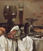 Pieter Claesz Still Life with Drinking Vessels Germany oil painting artist